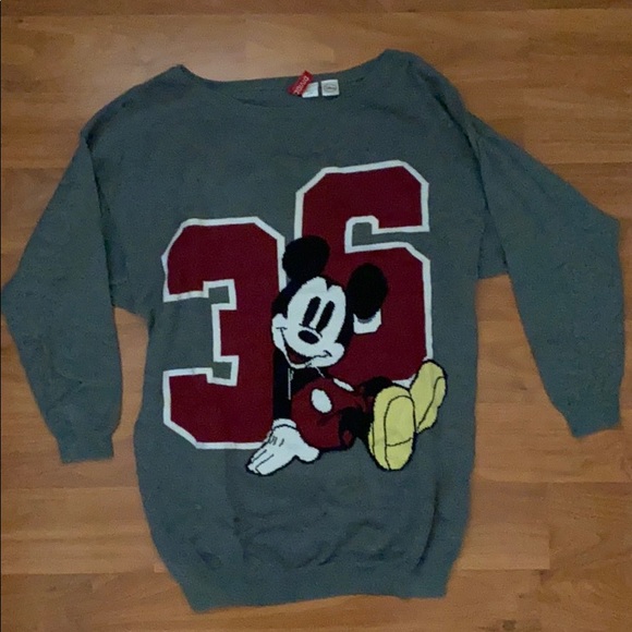 H&M Sweaters - Mickey Mouse Varsity Sweater